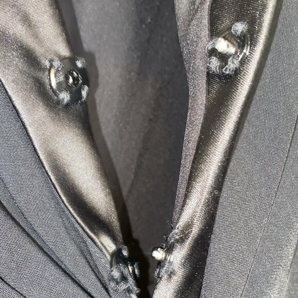 Crepe Long-Sleeve Gown Lauren - Picture 6 of 11